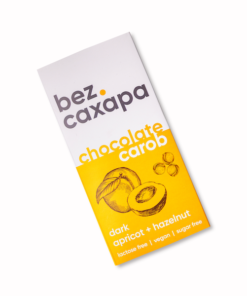 шоколад чорний без цукру "Курага Фундук" ТМ "bez.сахара" 90г